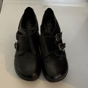 b.o.c. Black Double Buckle Shoes